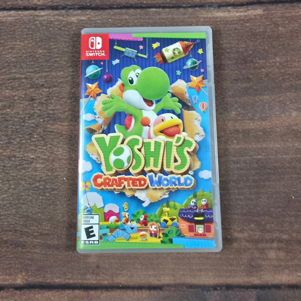 Nintendo Yoshis Crafted World Everyone N/A Green Good Platformer Switch Game